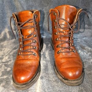 Women's brown lace up boots, Fat Face